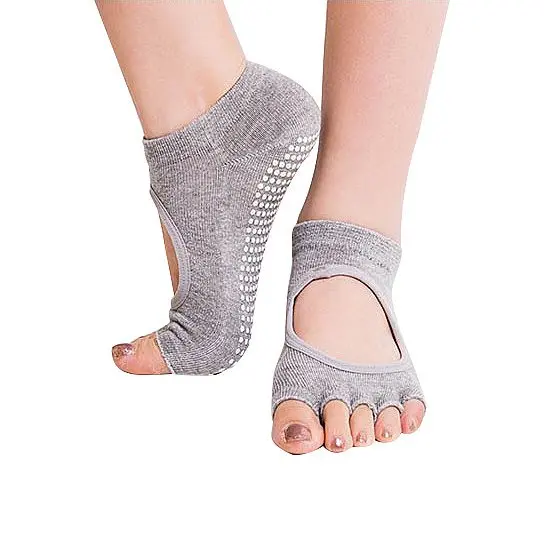 Peep Toe Yoga Socks 3 Pair Pack - Peak Vitality Now